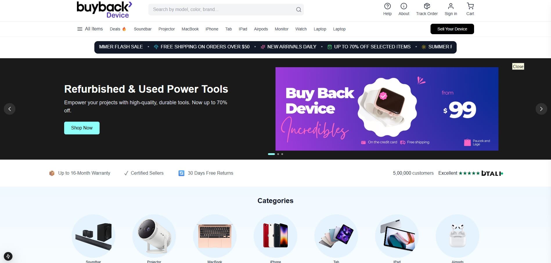 Buy Back Exchange